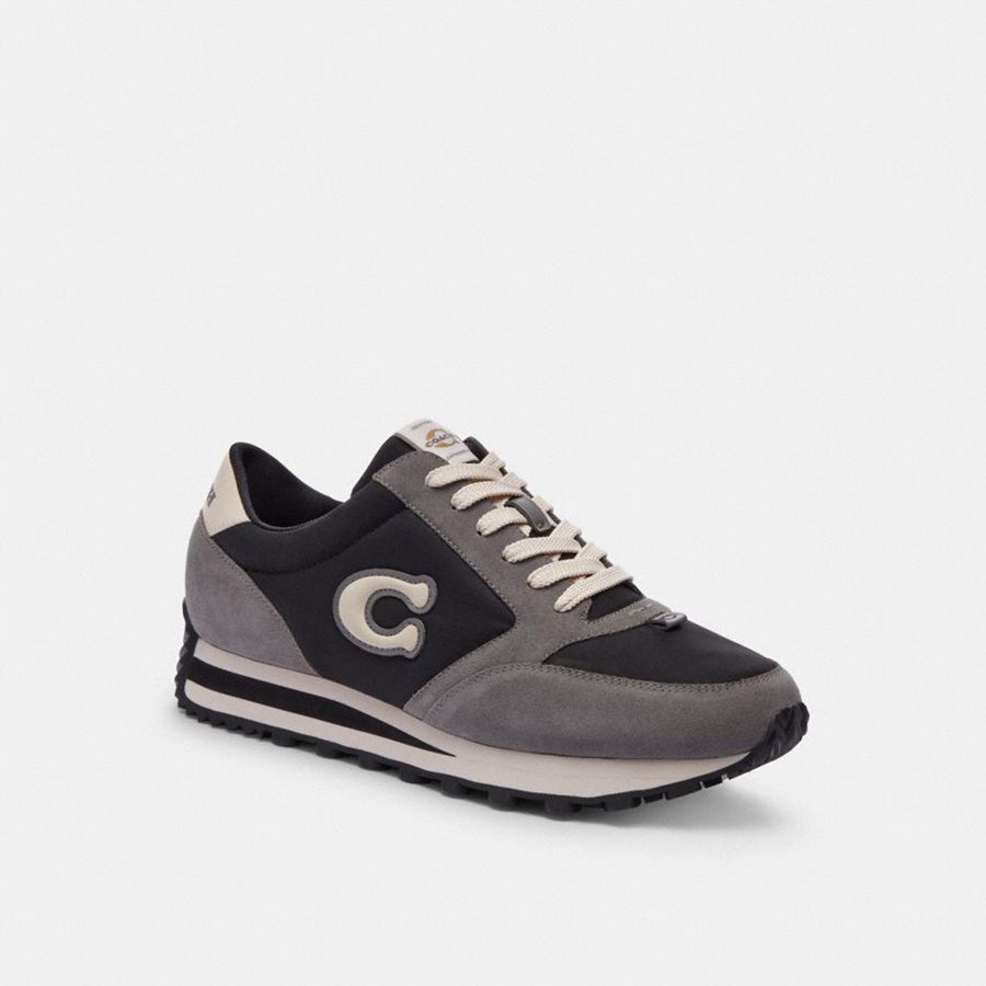 Zapatillas COACH Hombre Negras | 8109MCJPZ